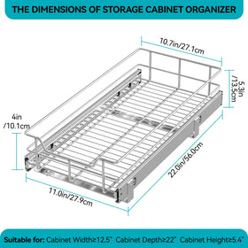 STORKING full-extension drawer provides smooth, silent access to items