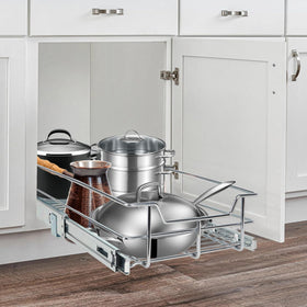 STORKING durable space-saving solution enhances cabinet storage and access.