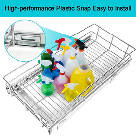 STORKING pantry and bathroom organizer keeps essentials tidy.