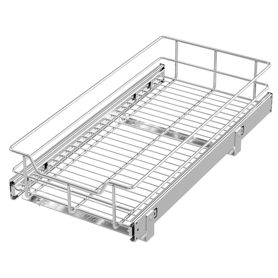 STORKING pull-out cabinet organizer with 11x22 dimensions for efficient pots-and-pans storage