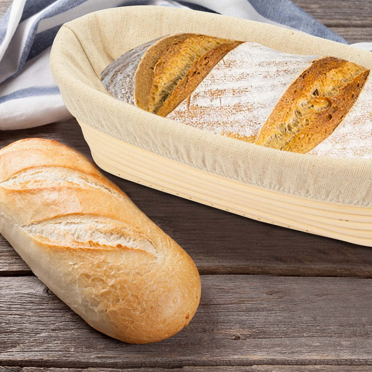 EU food standard compliant banneton suitable for home bread proofing