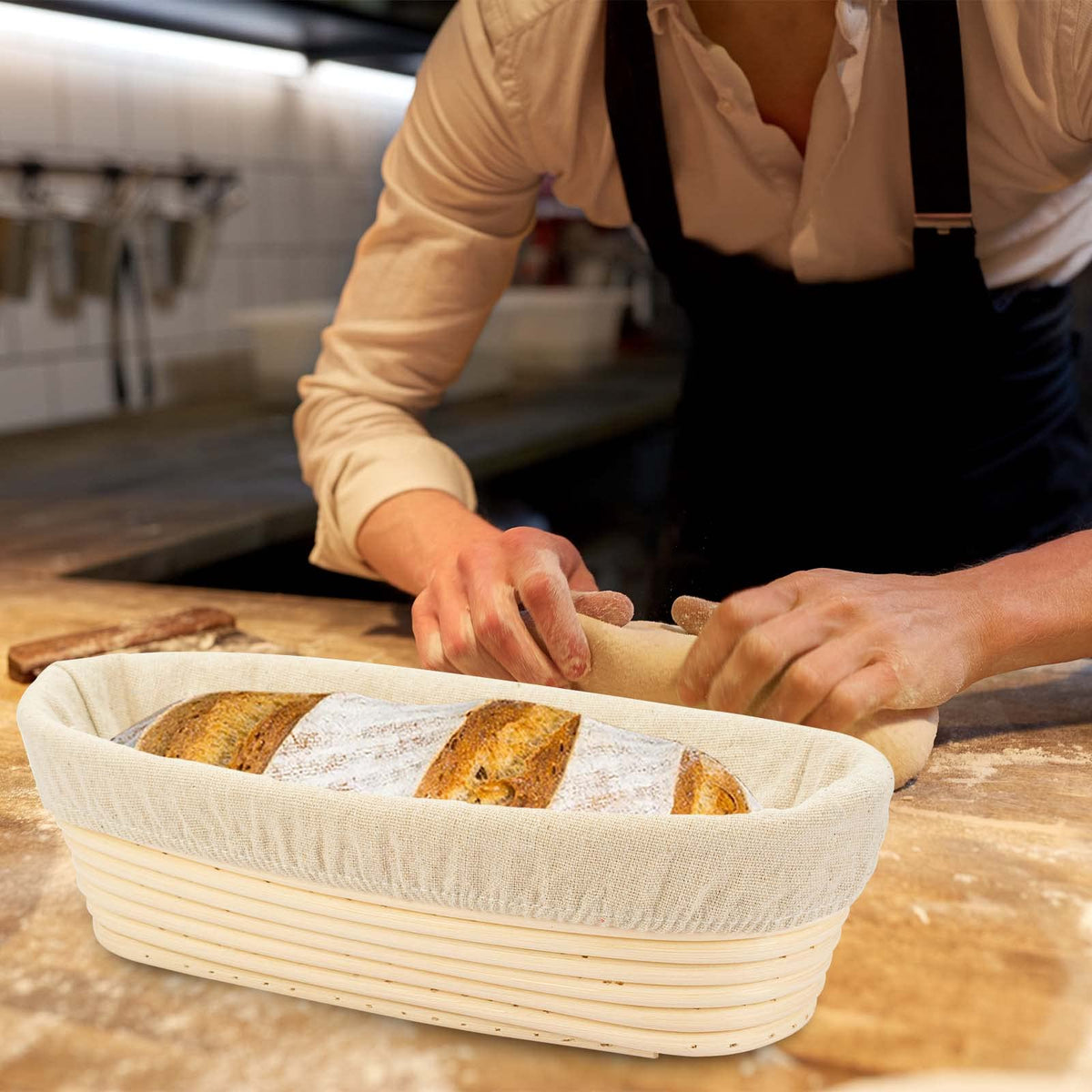 European artisan bread vibe in your kitchen with traditional banneton shaping