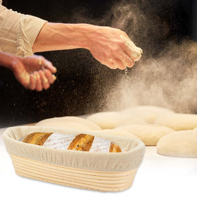 Dust with flour before proofing to create classic loaf patterns