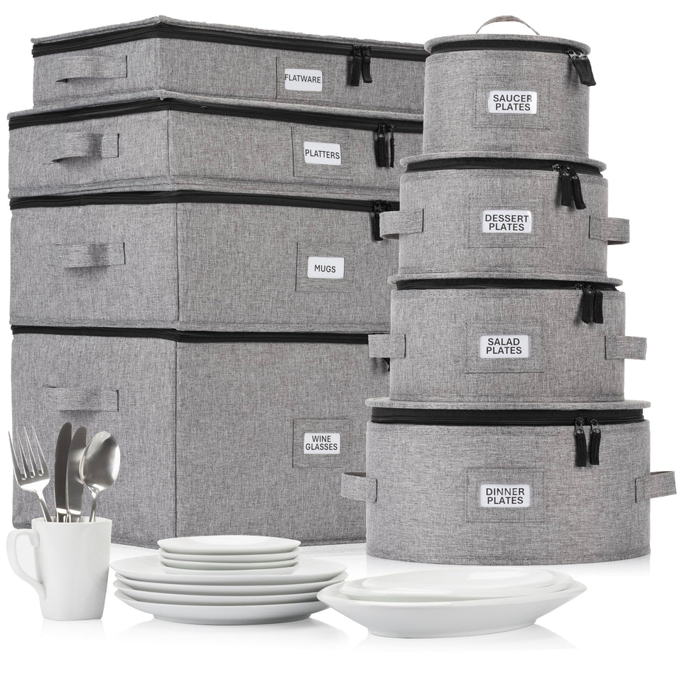 STOZU 8-piece mug storage keeps cups secure during transport