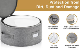 STOZU case holds up to 8-inch plates in a slim, accessible design.