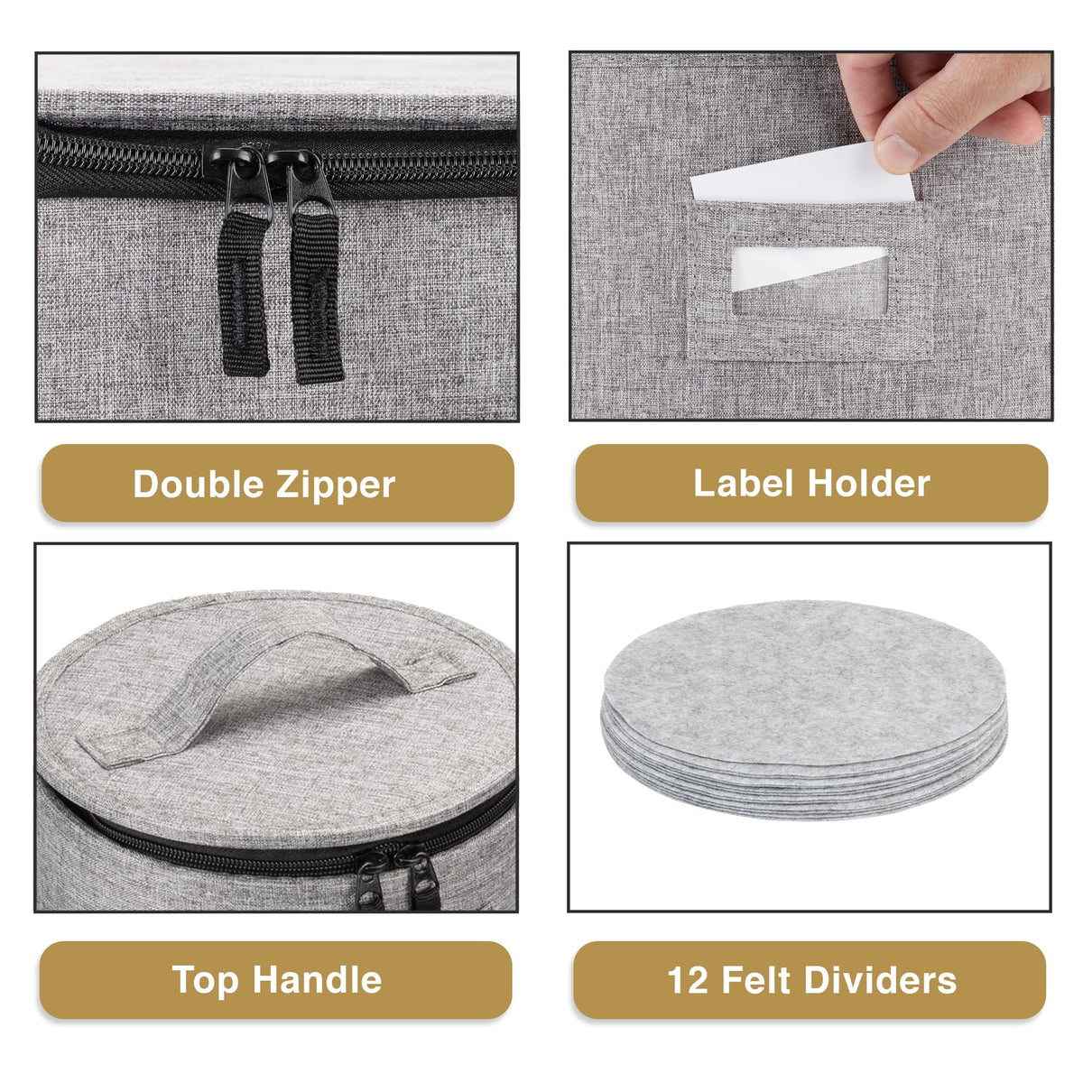 STOZU stackable dish storage design saves cabinet space and keeps items accessible.