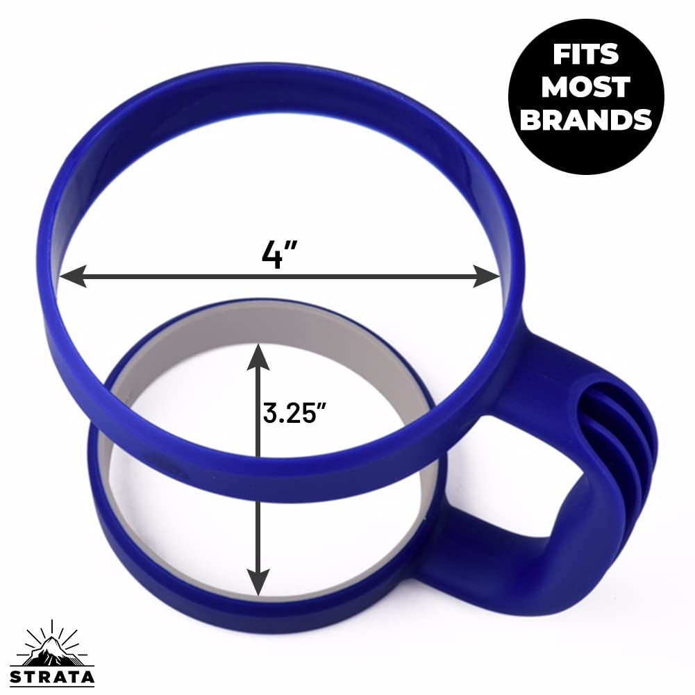 STRATA CUPS top-ring close-up highlights anti-slip design for stable handling.
