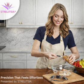 Strelitsia 304 stainless steel resists rust and wear in daily use.