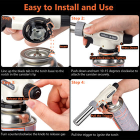 Striludo flame adjustment knob for customizable heat levels