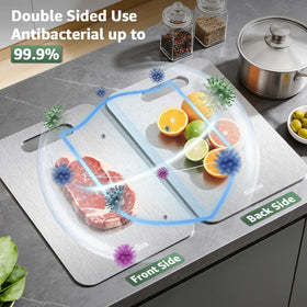Stron-Dura cutting board used as serving tray for appetizers