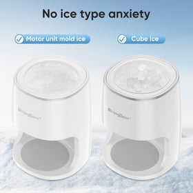 StrongBear included ice molds and glass goblet enable fluffy snow cones at parties