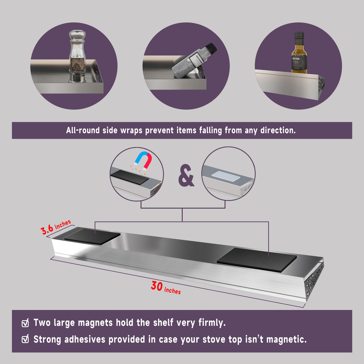 STUTOV easy-clean design lets you wipe spills quickly after cooking.