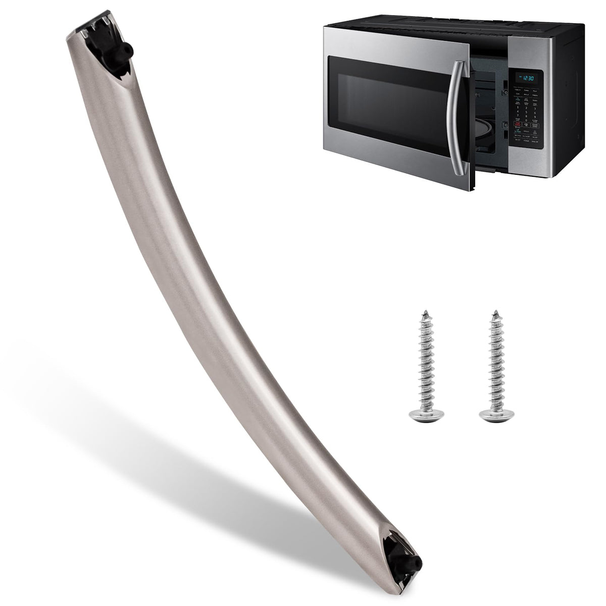 StuyJoab ME16A4021AS microwave door handle for a secure replacement.