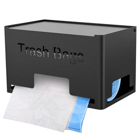 STWWO large trash bag holder front view shows easy access and organization.