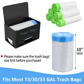 STWWO large trash bag holder side handles enable easy lifting.