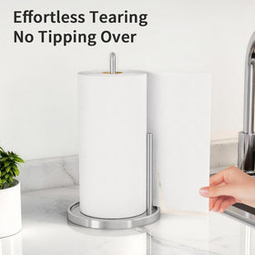 STWWO paper towel holder's U-shaped handle makes moving easy