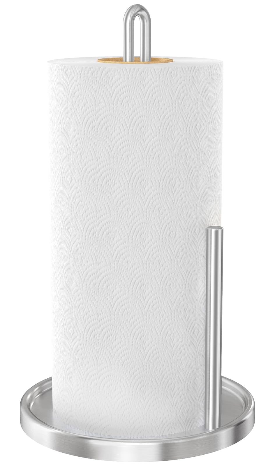 STWWO paper towel holder with weighted base stays stable on countertops