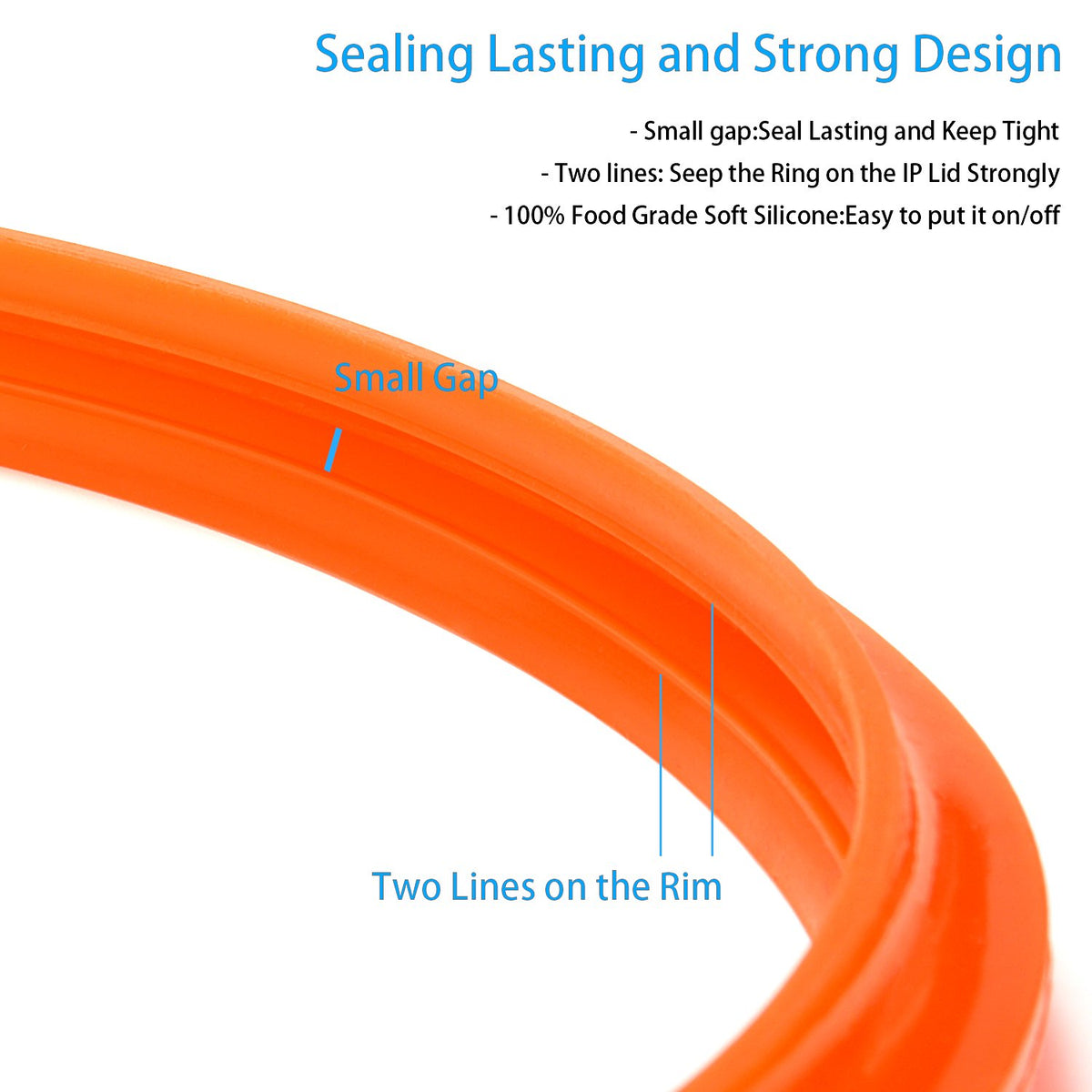 STYDDI clear ring shows residue while sealing for easy swaps.