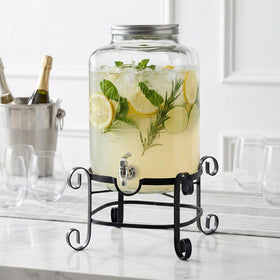 Style Setter beverage dispenser acrylic spigot ensures clean pours during events