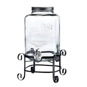 Style Setter beverage dispenser metal stand provides sturdy support for 3-gallon use