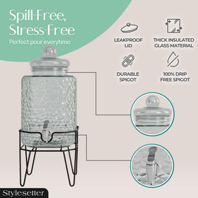 Style Setter wide-mouth opening enables quick filling and easy cleaning.