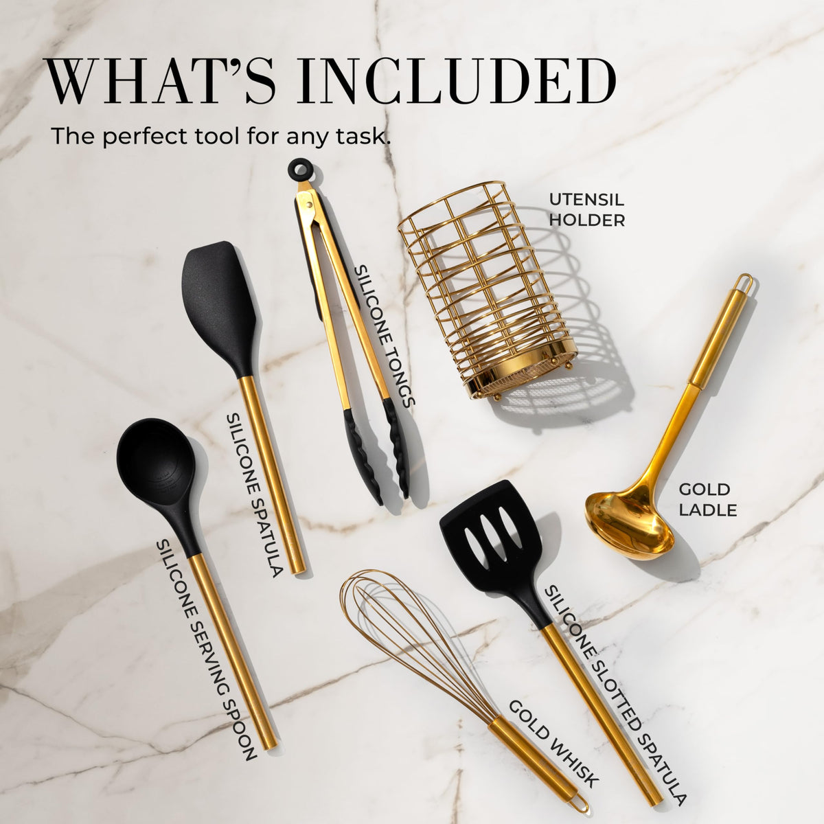 Styled Settings Slotted Turner protects nonstick pans while lifting.