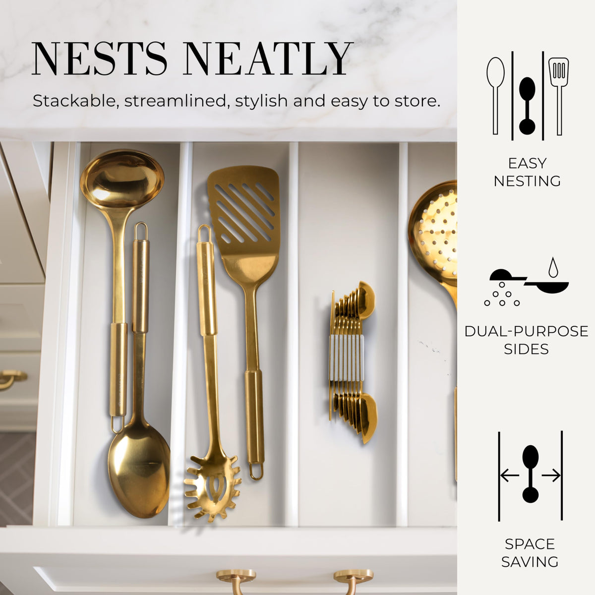 Complete 8-piece set adds style and practicality.