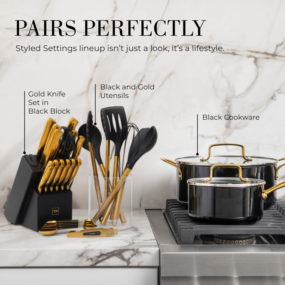 STYLED SETTINGS lux kitchen accessory adds style and practicality
