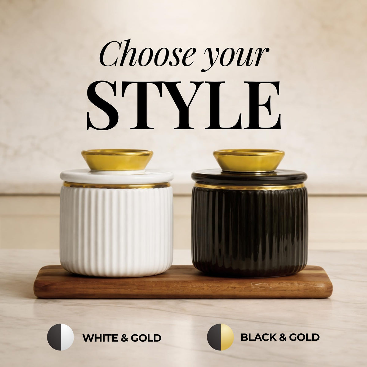 Styled Settings lead-free ceramic is durable for daily use.