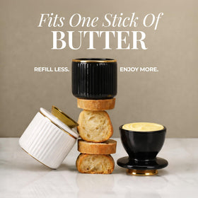Styled Settings French-style crock brings classic charm to countertops.