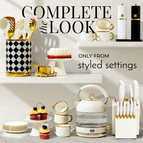 Styled Settings LED lighting enhances visibility during night use.
