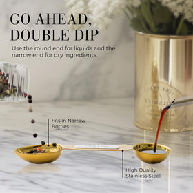 Leveler guides consistent scoops with quick checks.