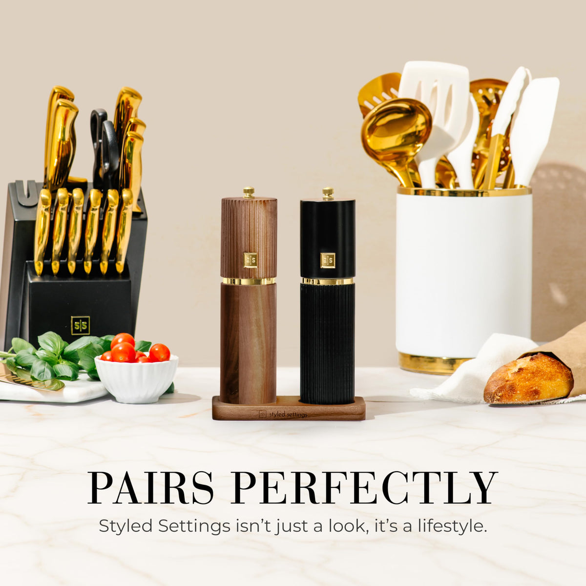 STYLED SETTINGS refillable design helps reduce waste and plastic use