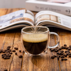 Stylusella espresso cups handle close-up highlighting sturdy construction