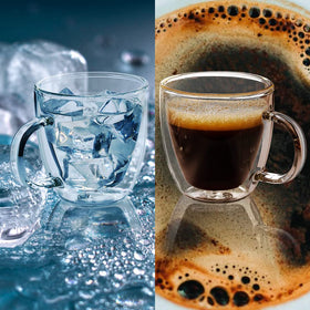 Stylusella insulated mug keeps your drink hot or cold while you sip.