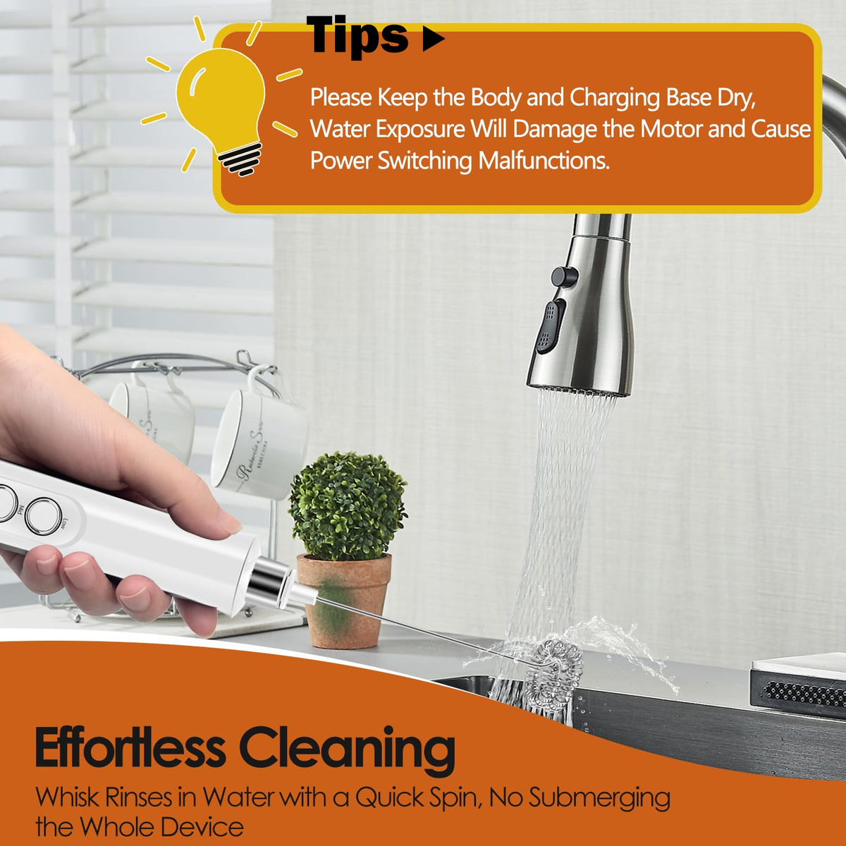 Styuanmmy ergonomic handle offers comfortable, safe operation.