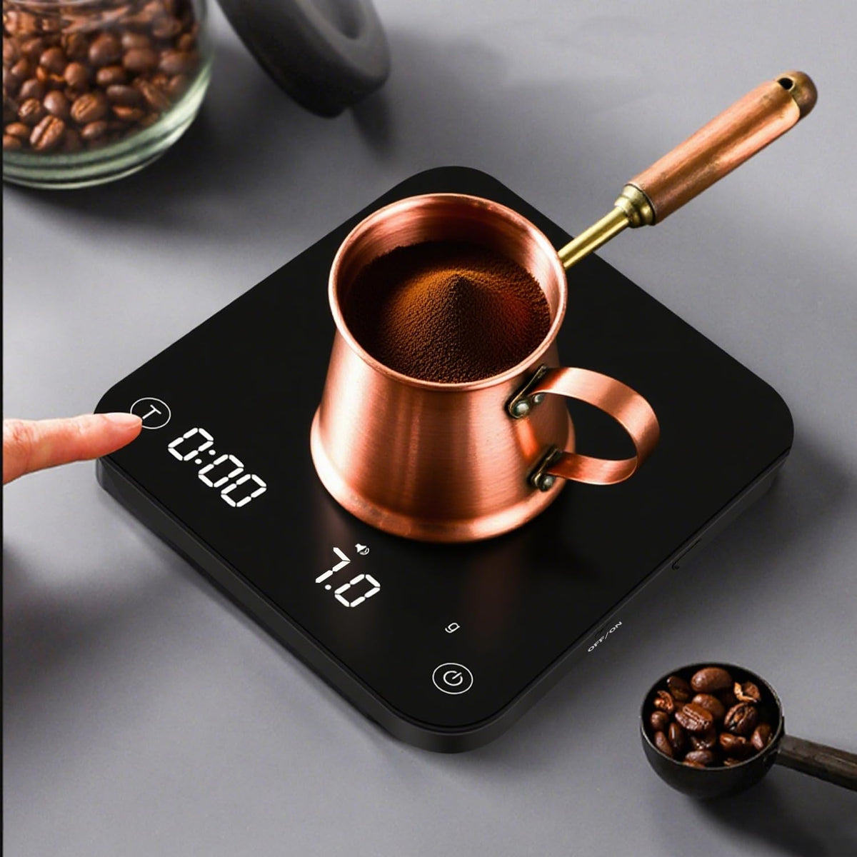 Styuanmmy Mini Coffee Scale espresso shot timing supports consistent extractions.