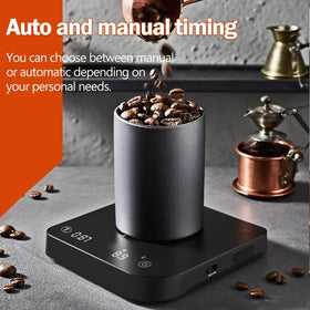 Styuanmmy Mini Coffee Scale on a coffee machine enables on demand brewing.