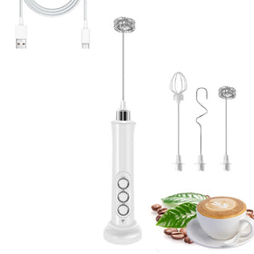 Styuanmmy rechargeable milk frother base for convenient charging and storage.
