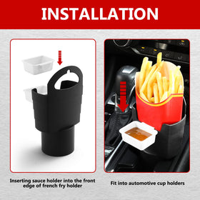 SUADEN French fries and sauce holder stocking stuffer idea for adults.