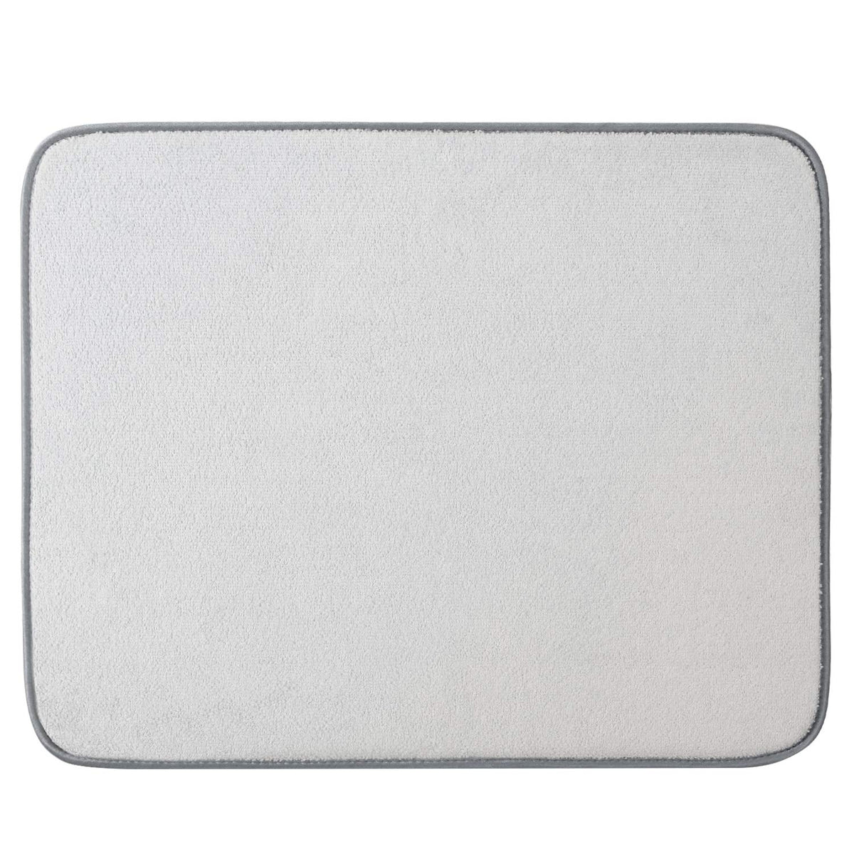 Subekyu dish drying mat close-up, ultra-absorbent microfiber in action.