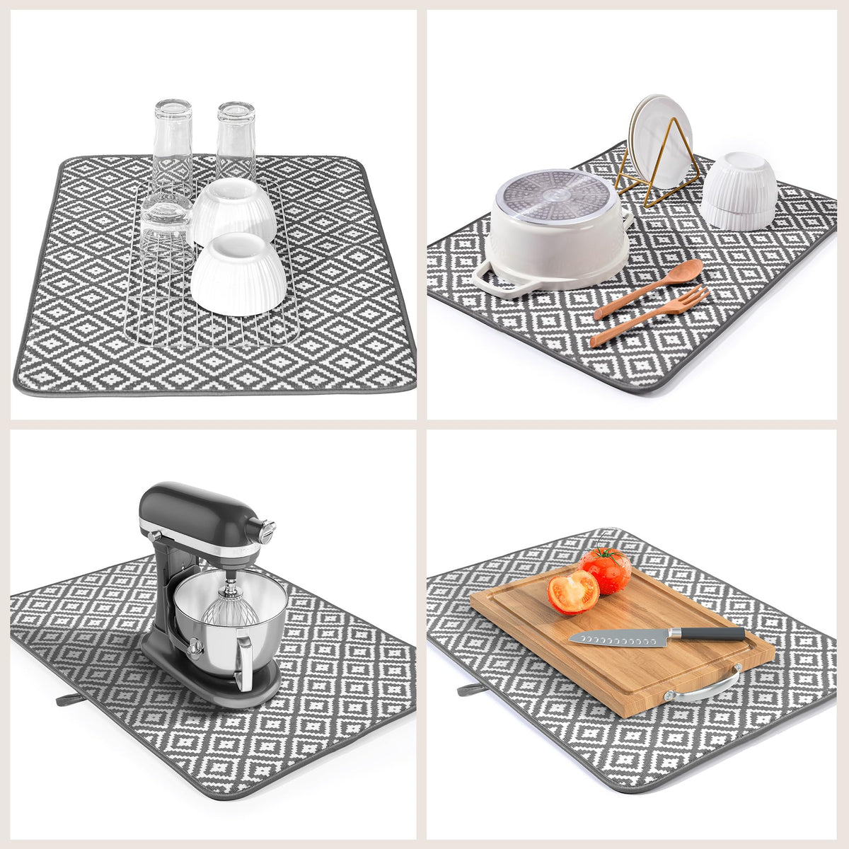 Subekyu machine-washable mat is easy to clean after high-traffic meals