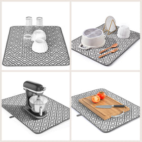Subekyu machine-washable mat is easy to clean after high-traffic meals