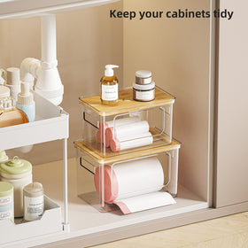 SUBEKYU root vegetable storage keeps potatoes and onions neatly organized in pantries.