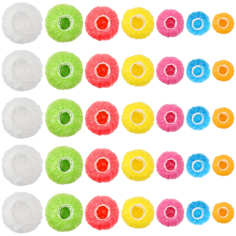 Sublaga 175Pcs 7-colors bowl covers for versatile food storage.