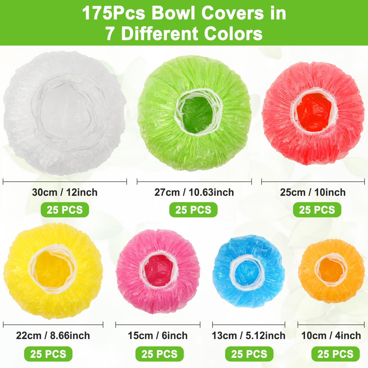 Sublaga elastic bowl covers on a bowl with secure seal.