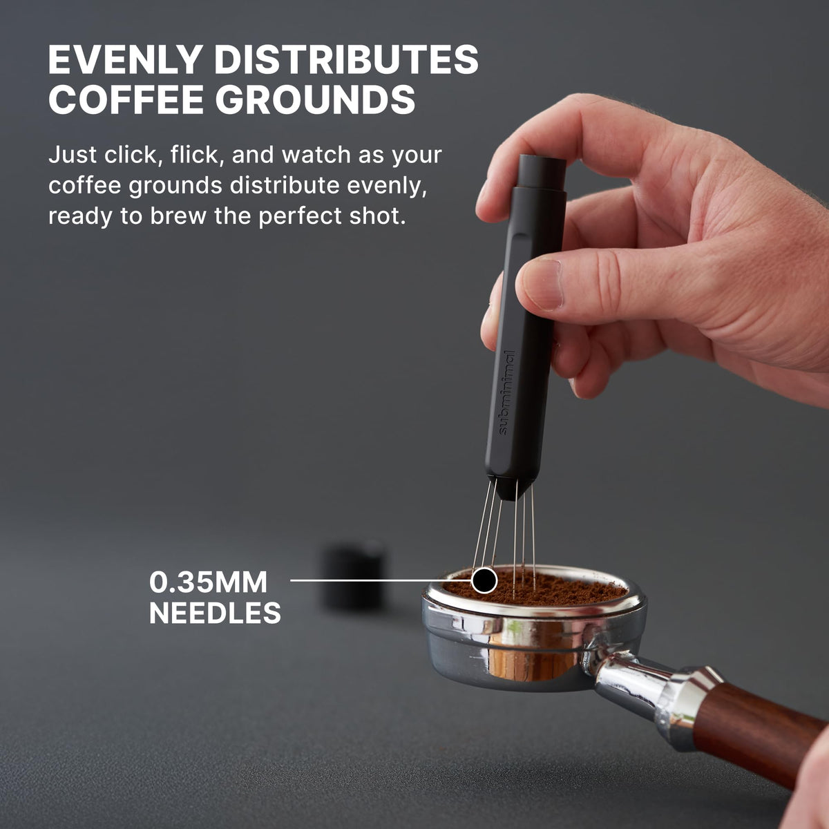 Subminimal Flick WDT on a magnetic base for easy storage.