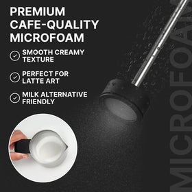 Subminimal NanoFoamer V2 in use delivering silky microfoam.