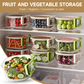 Such A Day pink drainer container with lid for stackable storage