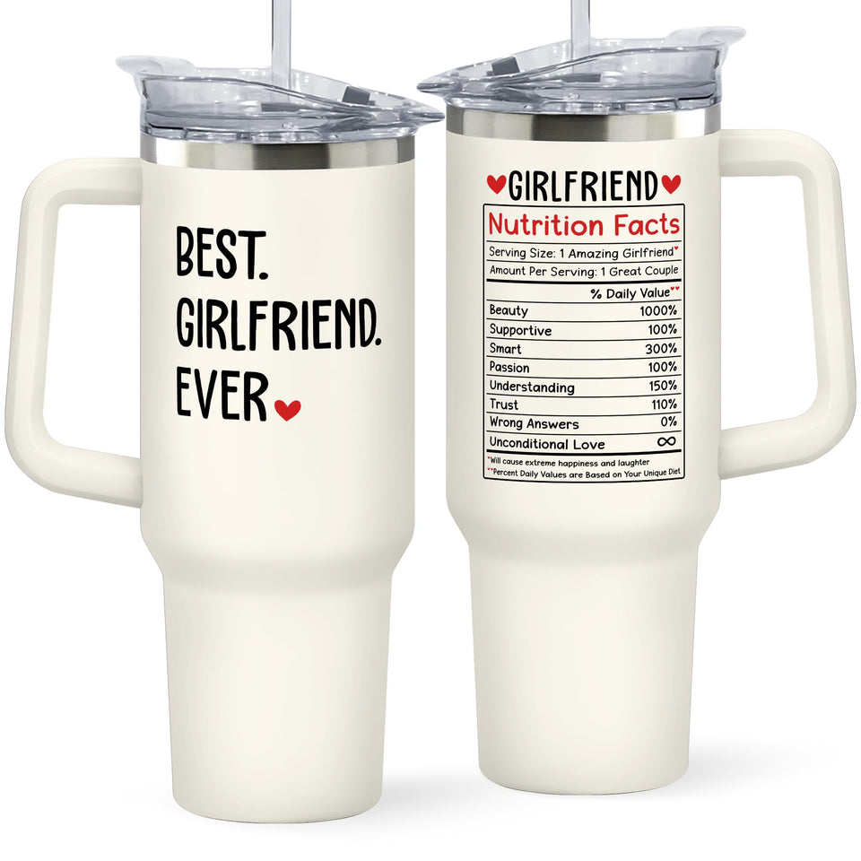 Suchagift 40oz tumbler with lid keeps beverages hot or cold on the go.